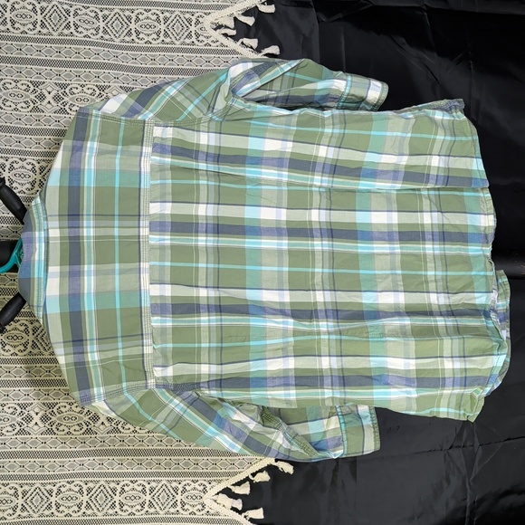 Carhartt Ladies Large Plaid Button Up Shirt L Workwear - Picture 6 of 14